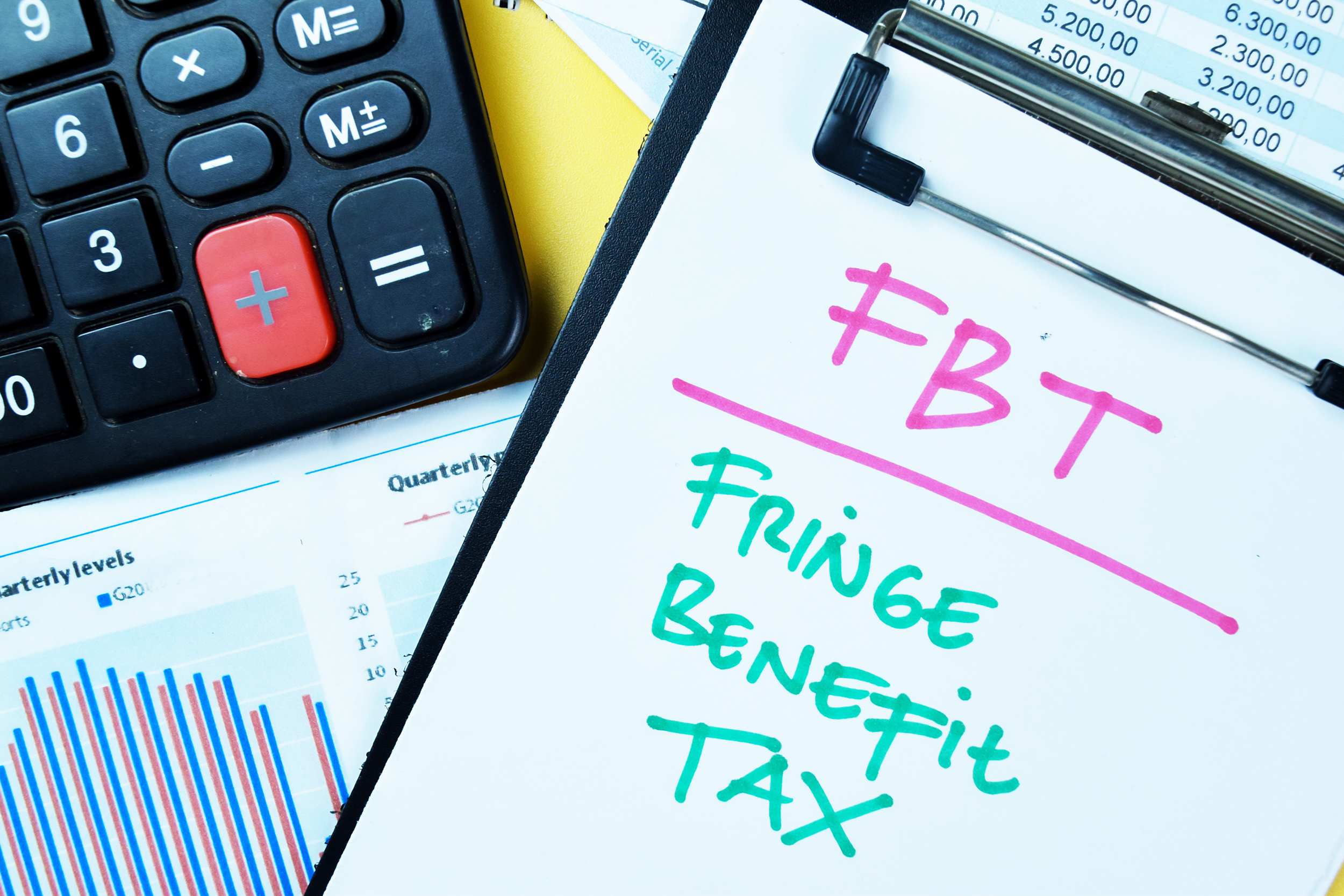 Concept,Of,Fbt,-,Fringe,Benefit,Tax,Write,On,Paperwork